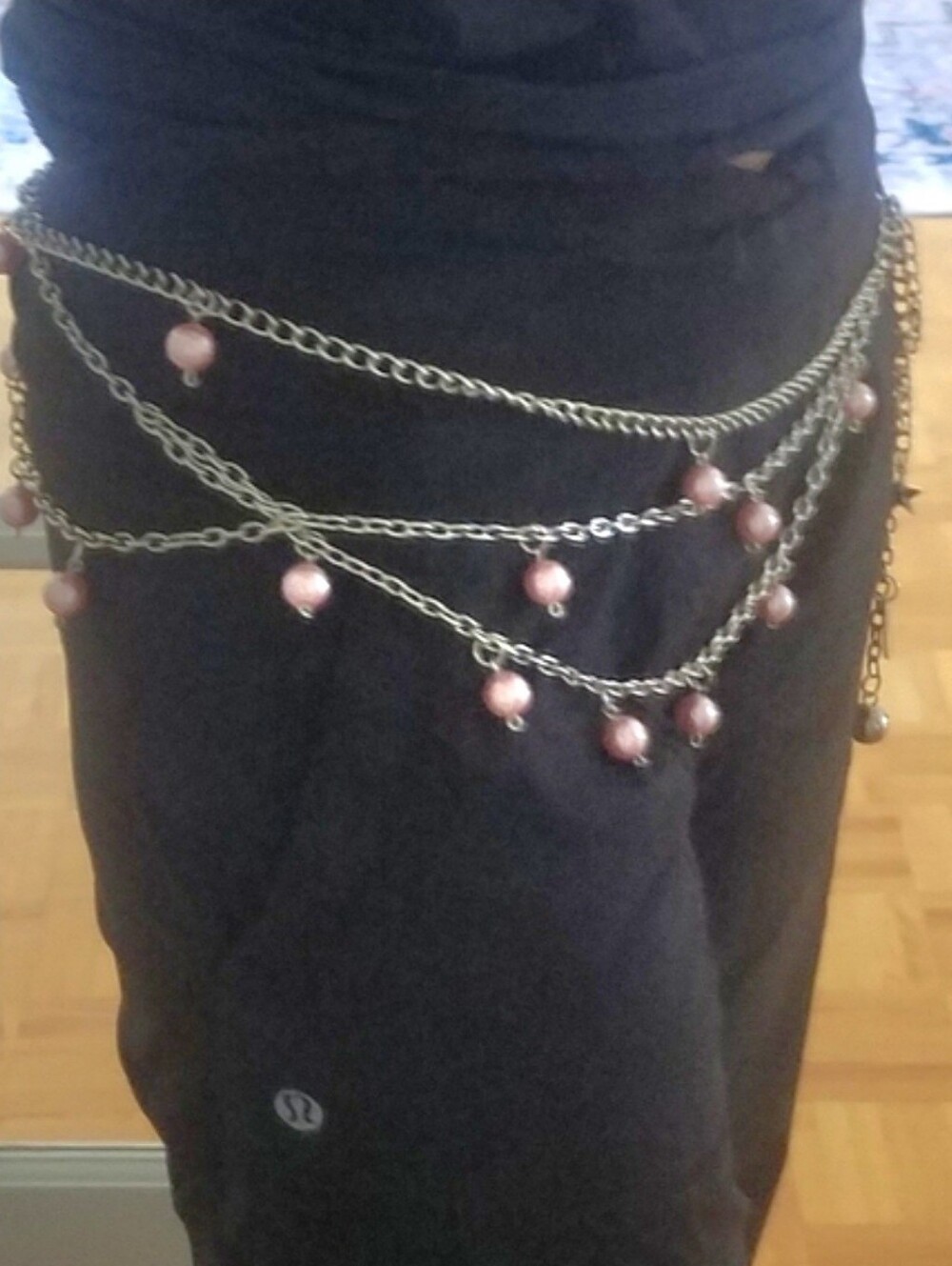 Gucci Zip Pull Charm Vintage Repurposed On A Chain Belt Necklace Upcycled
